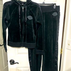 Harley Davidson jog set.